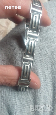 сребърна гривна., снимка 7 - Антикварни и старинни предмети - 54167335