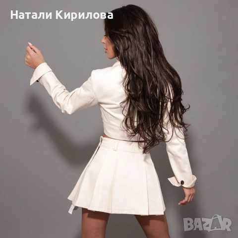 Vogue Blazer Ecru, снимка 4 - Сака - 54007624