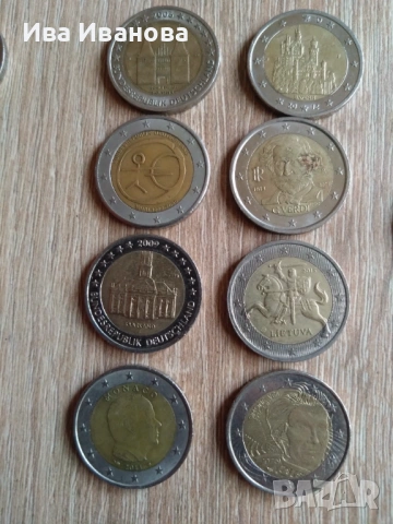 Продавам личната си колекция от 1€ и 2 €, снимка 6 - Нумизматика и бонистика - 54878380