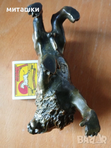 Бронзова пластика лъв, снимка 6 - Декорация за дома - 54137522