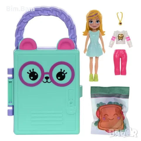 Комплект мини кукла Polly Pocket в чанта / Mattel - различни модели
