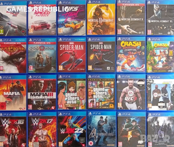 ТОП игри за PlayStation 4/PS4/ПС4/PlayStation 5/PS5/ПС5/Плейстейшън 4/Плейстейшън 5