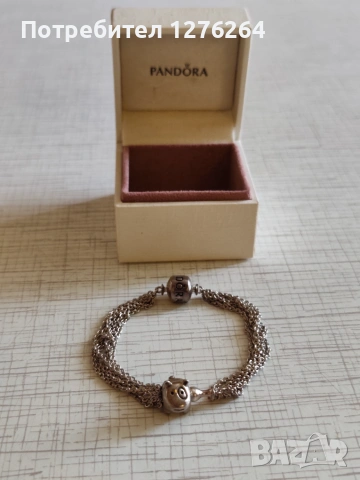 Оригинална Pandora 925 гривна с 3 талисмана + детска гривна, с кутии и сертификат, снимка 10 - Гривни - 54980950