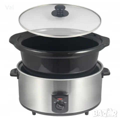 Slow Cooker тенджера Royalty Line SLC1012/SLC1013 – спестява време, съхранява вкуса, снимка 6 - Съдове за готвене - 55340505