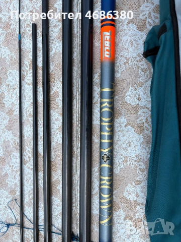 Zebco Trophy Crown 10m competition range щека , снимка 2 - Въдици - 54803853