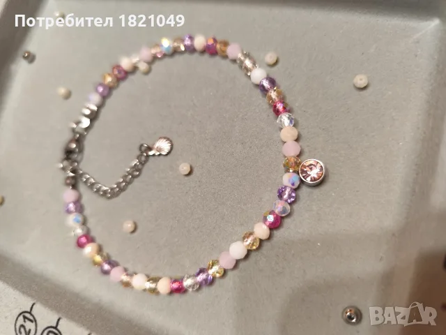 Гривна за глезен, снимка 7 - Гривни - 55299725