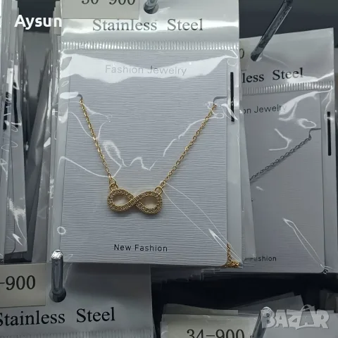 Дамски нежни колиета, снимка 2 - Колиета, медальони, синджири - 55668197
