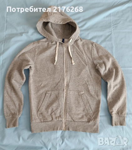Мъжко ватирано горнище/суитшърт/ H&M, снимка 4 - Спортни дрехи, екипи - 54159664