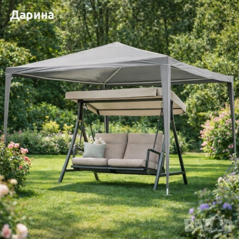 шатра водоустойчива4/3 метра, снимка 2 - Градински мебели, декорация  - 54330982