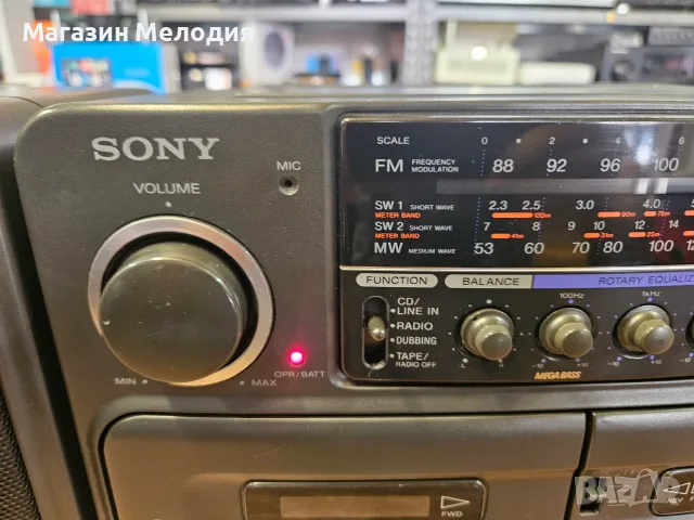 Радиокасетофон Sony CFS-715S – Култова винтидж стерео система от 90-те години, снимка 11 - Радиокасетофони, транзистори - 55405588