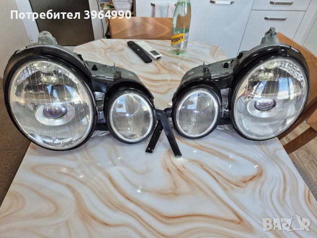 Кристални тунинг фарове за Мерцедес Еклас W210 преди фейс 
