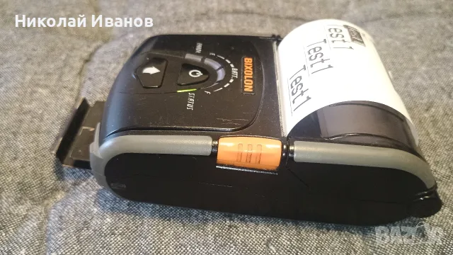 Мобилен принтер (баркодове, QR, етикети, цени) Bixolon SPP-R200III + зарядно, снимка 3 - Принтери, копири, скенери - 55475372