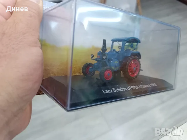 Колекционерски трактор Lanz Bulldog D7506A Allzweck (1952) – мащаб 1:43 (Hachette) , снимка 5 - Колекции - 55579733