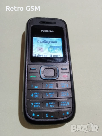  Nokia 1208 (bg меню) + кабел за зареждане