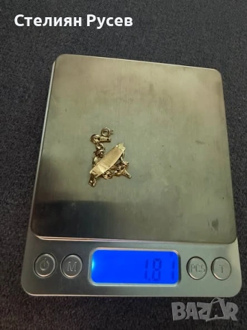 1.81гр 13см златна гривна / златно колие / синджир / ланец / злато / GOLD 585 / 14 карата тип бобено, снимка 2 - Гривни - 55089449
