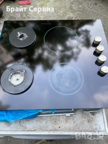 Керамичен котлон комбиниран ток и газ