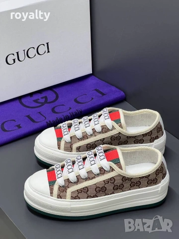 Gucci Нови Дамски Маратонки , снимка 2 - Маратонки - 55082931