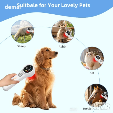 Ръчно устройство с червена светлина, 16X660nm + 4X980nm + 4X810nm, снимка 4 - Други стоки за дома - 54015252