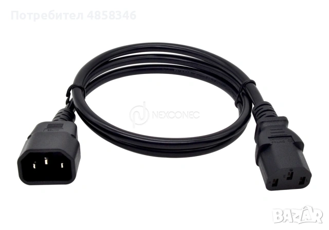 5x POWER CORDS C13-C14
