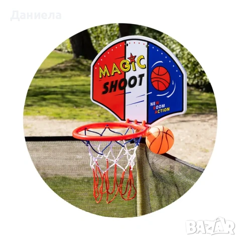 Голям батут Sporty 140 см. с баскет. кош, снимка 3 - Други - 55267684