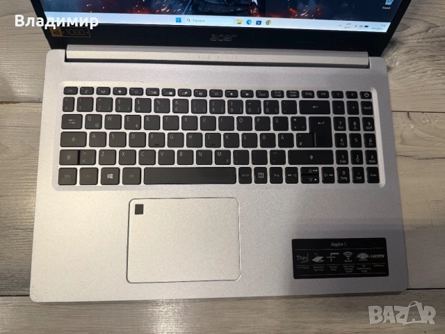 Acer Aspire A515-45G- Ryzen 5 5500u/16гб/512гб м.2/Radeon 550x, снимка 4 - Лаптопи за игри - 55007333