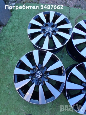 17цола оригинални за HONDA 7J×17 ет50 5×114.3 ц.64.1, снимка 3 - Гуми и джанти - 55060752
