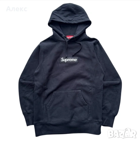 supreme Black Boxlogo hoodie 