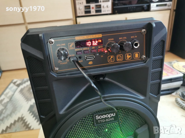 ТОНКОЛОНА С МИКРОФОН И ДИСТАНЦИОННО 0404261903, снимка 16 - Bluetooth тонколони - 54091897