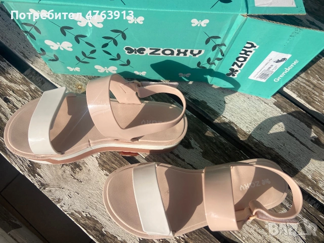 Бразилски сандали Zaxy (Ipanema), платформа, размер 38, снимка 2 - Сандали - 54987219