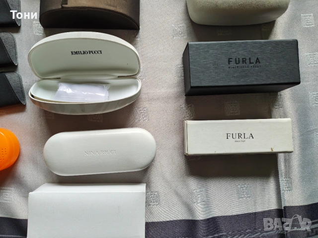 Оригинални маркови калъфи за очила – Prada, Bvlgari, D&G, Furla и др., снимка 6 - Слънчеви и диоптрични очила - 54393856