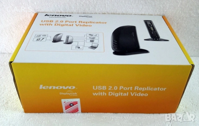 Lenovo USB 2.0 Port Replicator with Digital Video, снимка 2 - Рутери - 54980545