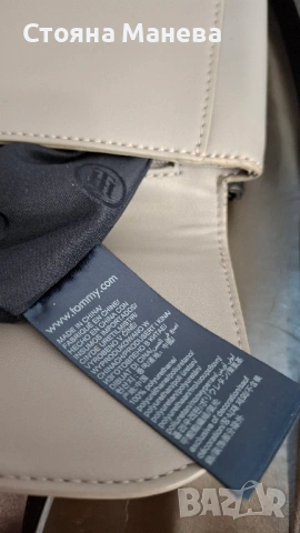 НОВА! Оригинална Двулицева Чанта Tommy Hilfiger (Черна/Сива), снимка 9 - Чанти - 54783274