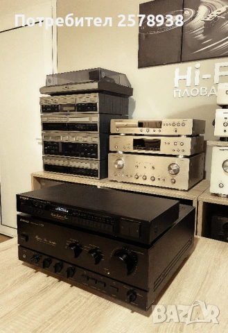 Сет на PIONEER A-717 + F-717 !, снимка 6 - Ресийвъри, усилватели, смесителни пултове - 54773340