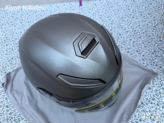  Каска BMW Motorrad Sao Paolo GREY MATT. Рамер 61-62 см, снимка 6 - Аксесоари и консумативи - 55179496