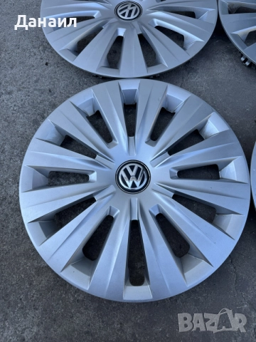 комплект оригинални тасове за Volkswagen 15 цола, снимка 2 - Аксесоари и консумативи - 55674601