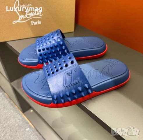 Чехли Christian Louboutin 43 44, снимка 9 - Мъжки чехли - 54511356
