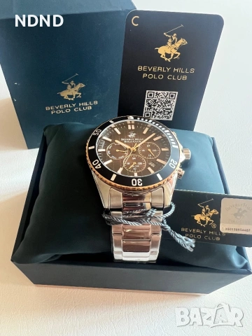 Чисто нов мъжки часовник Beverly Hills Polo Club (BP5018Y.540) – Пълен комплект