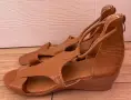 Сандали кожени кафяви, снимка 3