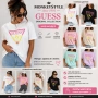 Дамски и мъжки маркови тениски Guess CK Tommy Nike Adidas нови модели , снимка 4