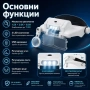Увеличителна часовникарска лупа за глава око очила с LED осветление светлина лампа бижутери мощна, снимка 2