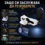 Професионална мощна увеличителна лупа за глава с LED осветление за часовникари бижутери око лед , снимка 3