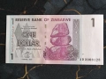 Банкнота - Зимбабве - 1 долар UNC | 2007г., снимка 1