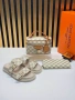 Louis Vuitton Нов Дамски Комплект Луи Витон Чехли Чанта Различни Цветове , снимка 7