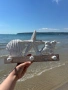 Закачалка за стена от дърво с морски декор , снимка 12