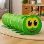 Детски тунел Гъсеница 178x48 см – Сгъваема палатка за пълзене и игра у дома и в градината, 2-14 годи, снимка 7