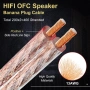 Hi-Fi кабел за тонколони с накрайници тип банани и вилици 13AWG , снимка 7