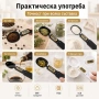 Точна електронна кухненска лъжица дигитална везна кантар за измерване на тегло на храни и течности, снимка 3