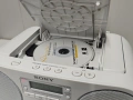 FM радио касетофон MP3 CD плейър USB четец SONY ZS-PS50, снимка 3