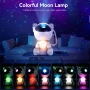 Проектор Astronaut Galaxy, 2 в 1 звезден проектор с лунна лампа, нощна светлина Galaxy, снимка 3