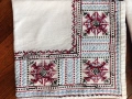 ръчно бродирано каре за маса 60/60, снимка 3